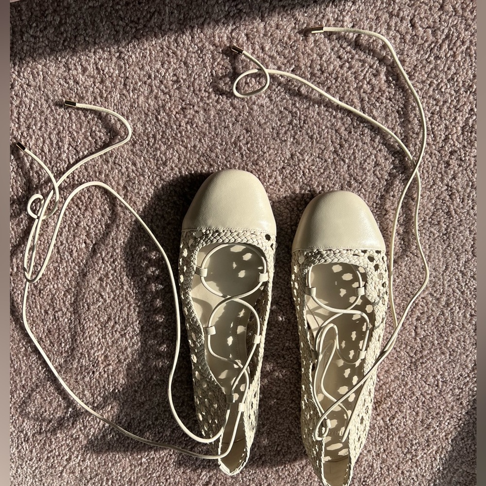 Wrap up sandals. Brand new. Purchased but don’t fit me.